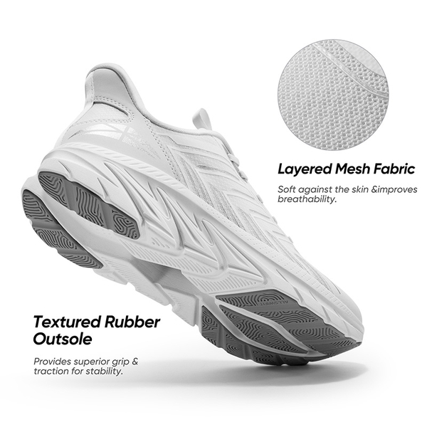 [ALLSWIFIT 2.0] Men's Comfortable Non-Slip Workout Sneakers - WHITE - 1